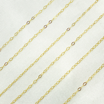 Load image into Gallery viewer, Buy 14k Solid Yellow Gold Flat Oval Link Chain