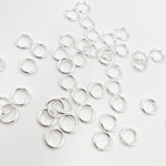 Load image into Gallery viewer, White Sterling Silver Open Jump Rings