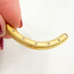 Load image into Gallery viewer, DC595. Diamond Sterling Silver Long Tube Connector