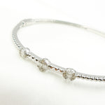Load image into Gallery viewer, DBG00332. 14K Solid Gold Diamond Bangle