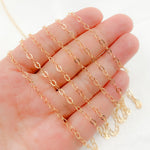 Load image into Gallery viewer, 1128GF. 14K Gold Filled Hammered Oval Chain Link