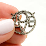 Load image into Gallery viewer, DC585. Diamond Silver Round Love Pendant