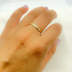 Load image into Gallery viewer, 14K Solid Gold Diamond Ring.