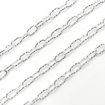Load image into Gallery viewer, 925 Sterling Silver Diamond Cut Paperclip Chain