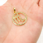 Load image into Gallery viewer, DC388. Diamond Sterling Silver Round Scorpio Zodiac Pendant