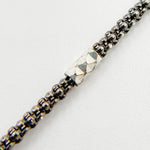 Load image into Gallery viewer, Black Rhodium Sterling Silver Popcorn Satellite Necklace