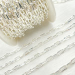Load image into Gallery viewer, Shop Now Diamond Cut Paperclip Link Chain