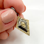 Load image into Gallery viewer, Diamond Sterling Silver Diamond Shape Pendant
