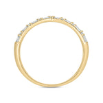Load image into Gallery viewer, 14k Solid Gold Diamond Criss Cross Ring.