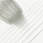Load image into Gallery viewer, Sterling Silver Smooth Oval Link Chain
