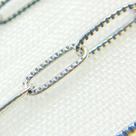 Load image into Gallery viewer, Oxidized Sterling Silver Hammered Paperclip Link Chains