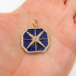 Load image into Gallery viewer, 14K Gold Star Pendants