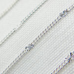 Load image into Gallery viewer, 69S3SS. 925 Sterling Silver Satellite Curb Link Chain