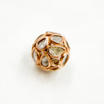 Load image into Gallery viewer, DC733. Diamond & Sterling Silver Round Bead
