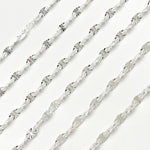 Load image into Gallery viewer, Buy Now  Silver Textured Marina Chain