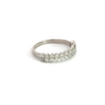 Load image into Gallery viewer, 14k Solid White Gold Diamond Ring.