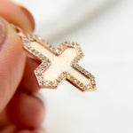 Load image into Gallery viewer, DP372. Diamond Sterling Silver Cross Pendant