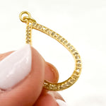 Load image into Gallery viewer, DC862. Diamond Sterling Silver Drop Pendant