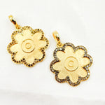 Load image into Gallery viewer, Diamond Sterling Silver Flower Pendant
