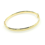 Load image into Gallery viewer, Bangle12. 14K Solid Gold Matte Textured Bangle