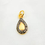 Load image into Gallery viewer, DC760. Diamond Sterling Silver Drop Charm