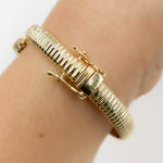 Load image into Gallery viewer, BNH68515C. 14K Solid Gold Diamond Fancy Bangle