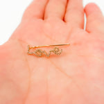 Load image into Gallery viewer, 14K Yellow Gold and Diamonds LOVE Dangle Earrings