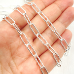 Load image into Gallery viewer, 925 Sterling Silver Paperclip Link Chains