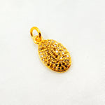 Load image into Gallery viewer, DC944. Diamond Sterling Silver Oval Charm