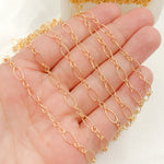 Load image into Gallery viewer, 738TWGF. Gold Filled Twisted Oval Chain Bulk