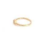 Load image into Gallery viewer, 14k Solid Gold Diamond Eye Ring.