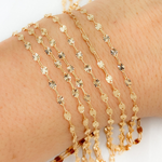 Load image into Gallery viewer, V170GF. 14k Gold Filled Marina and Cable Link Chain