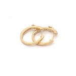 Load image into Gallery viewer, EHF56280. 14k Solid Gold Diamond Hoops