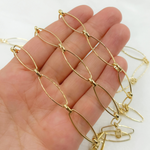 Load image into Gallery viewer, Gold Plated Sterling Silver Long & Short Oval Links
