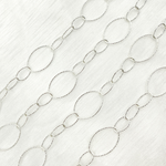 Load image into Gallery viewer, Sterling Silver Diamond Cut Long and Short Links