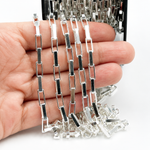Load image into Gallery viewer, X31SS. Sterling Silver Flat Box Link Chain