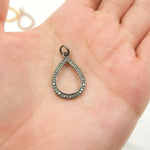 Load image into Gallery viewer, DC863. Diamond Sterling Silver Drop Pendant