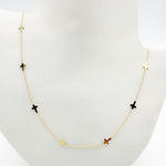 Load image into Gallery viewer, NK/BR5086. 14k Solid Yellow Gold Cross Link Necklace