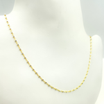 Load image into Gallery viewer, 14K Solid Yellow Gold Satellite Cubes Chains