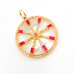 Load image into Gallery viewer, Buy Now Solid Gold Round Star Pendant