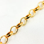 Load image into Gallery viewer, 565GF. 14K Gold Filled Oval Rolo Chain