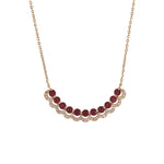 Load image into Gallery viewer, NFD72909. 14K Solid Gold Diamond and Gemstone Necklace