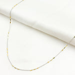 Load image into Gallery viewer, 14K Solid Gold Satellite Bar Chain