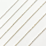 Load image into Gallery viewer, Sterling Silver Diamond Cut Chain
