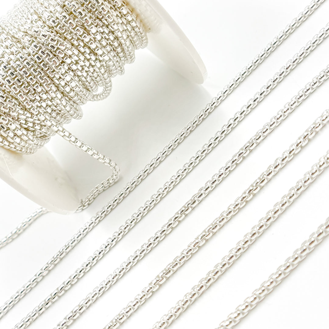 Silver Smooth Box Chain