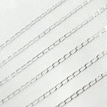 Load image into Gallery viewer, Sterling Silver Flat Paperclip Link Chains