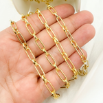 Load image into Gallery viewer, Gold Plated 925 Sterling Silver Paperclip Chain