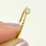 Load image into Gallery viewer, 14K Solid Gold Diamond Ring.
