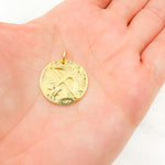 Load image into Gallery viewer, Diamond Sterling Silver Round Bow and Arrow Pendant