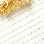 Load image into Gallery viewer, XM1003TT. 14k Gold Filled 1 Long & 3 Sterling Silver Short Link Chain